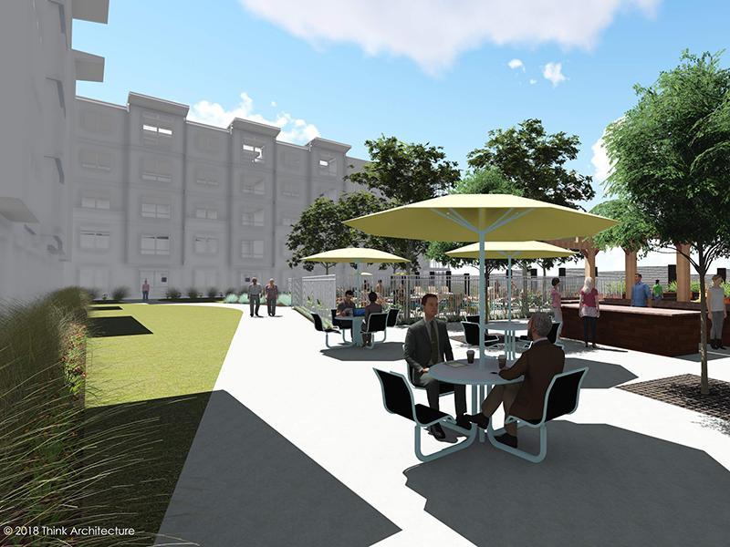 Outdoor Seating | Canyon Vista Apartments in Draper, UT