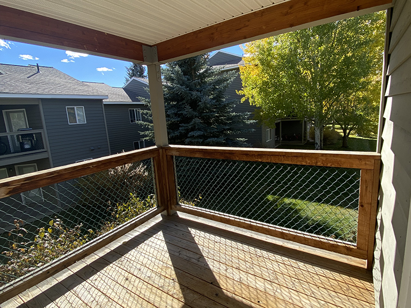 Patio | Blair Place Apartments in Jackson, WY