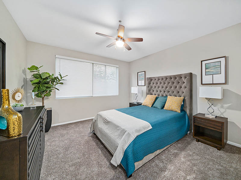 Bedroom | The Outlook Apartments in Graham, WA