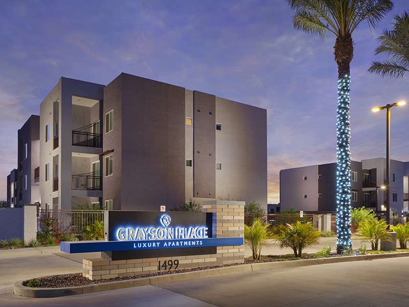 Welcome Sign | Grayson Place Apartments in Goodyear, AZ