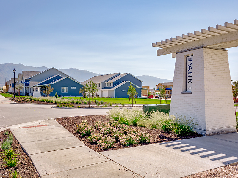 Monument Sign | The Park Townhomes in Layton, UT
