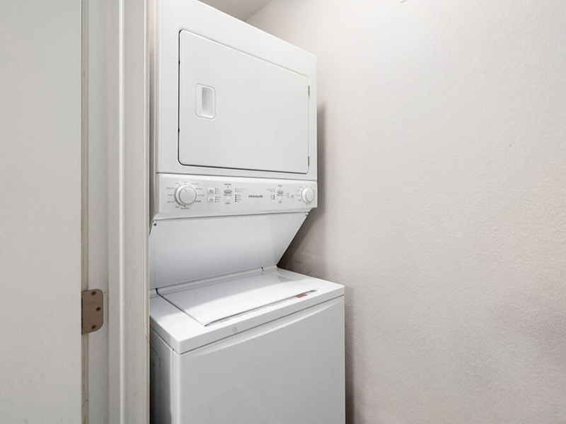 Washer & Dryer | Frisco Apartments on Walnut