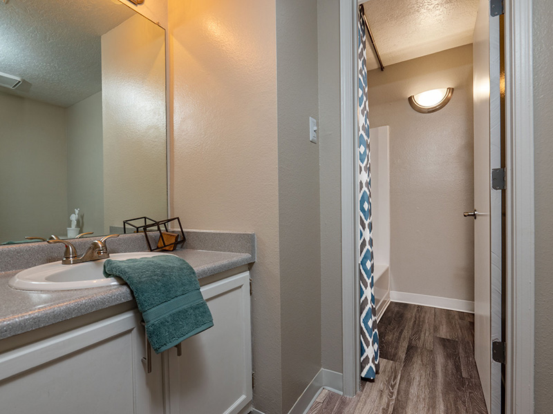 Bathroom | Meadowlark Apartments