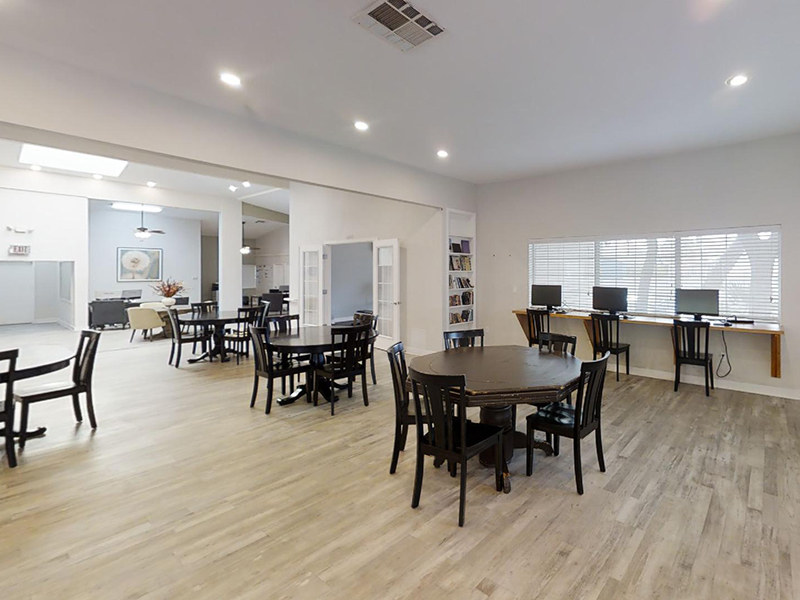 Clubhouse Seating | Somerset Commons Apartments in Las Vegas, NV
