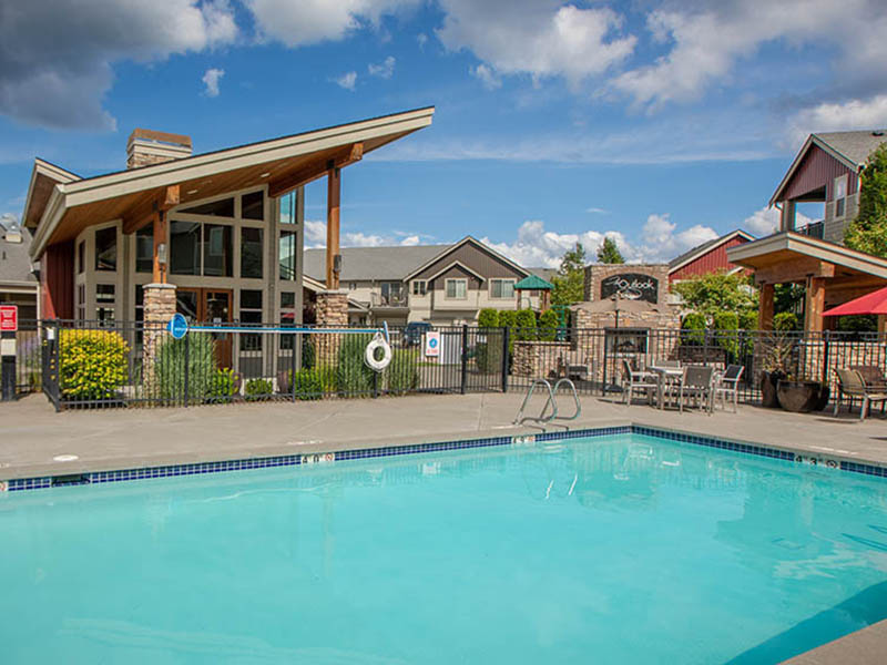 Swimming Pool | The Outlook Apartments in Graham, WA