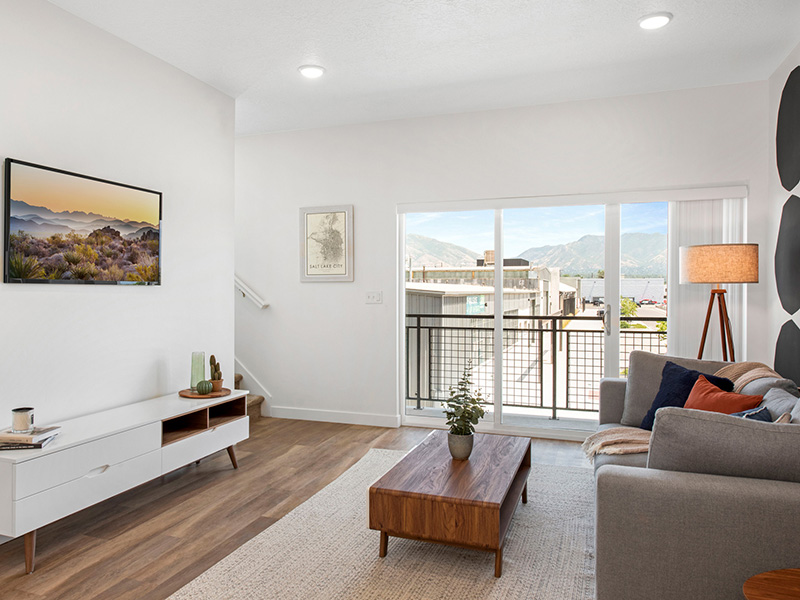 Front Room | The Marq Townhomes