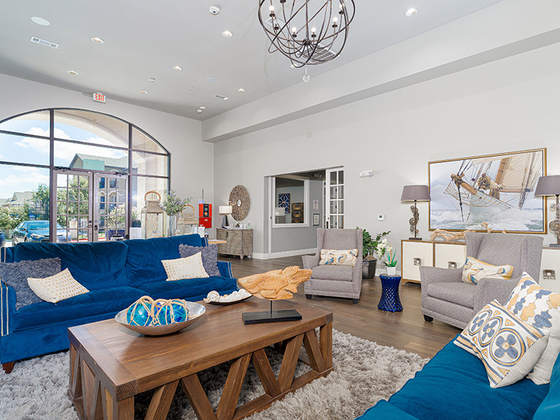 Lobby | Cascadia Apartments in San Antonio, TX