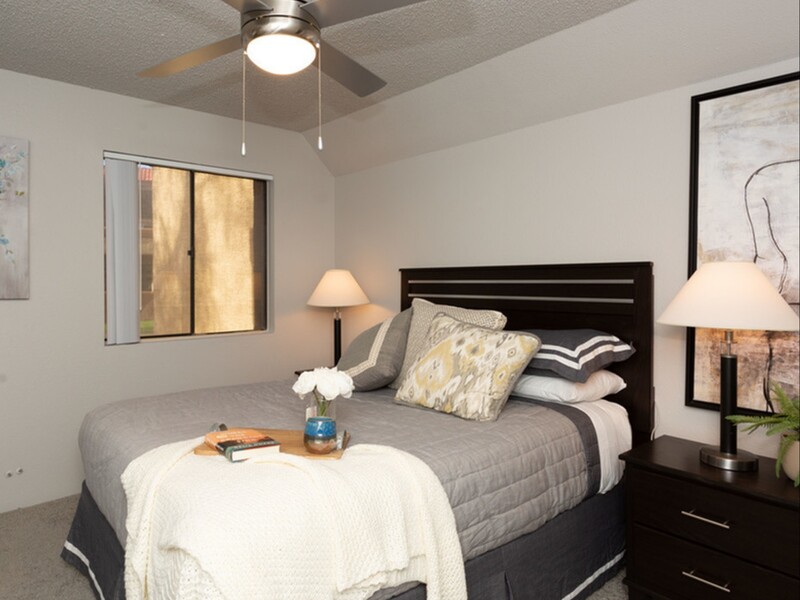 Bedroom | Sun Wood Senior Apartments in Peoria, AZ