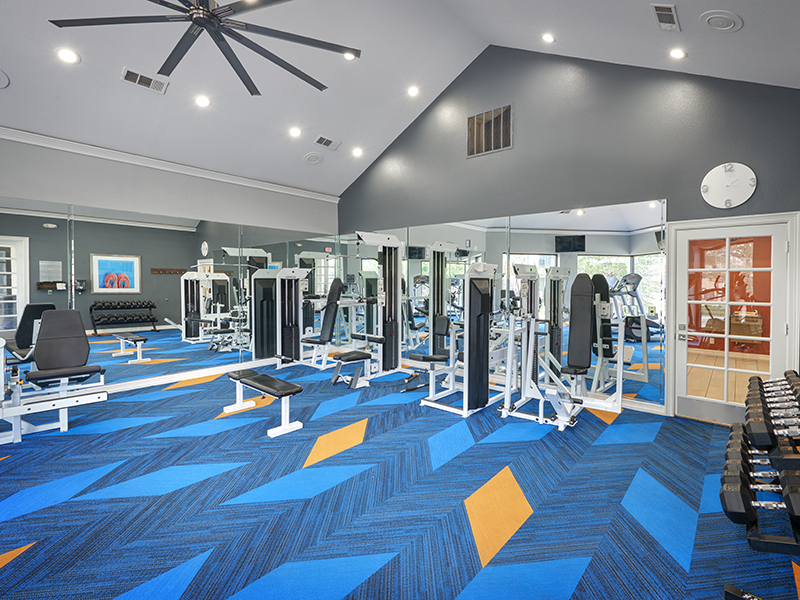 Gym | Retreat at Cheyenne Mountain | CO Apartments