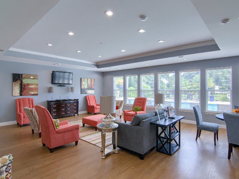 Clubhouse Lounge | Woodside Apartments in Mobile, AL