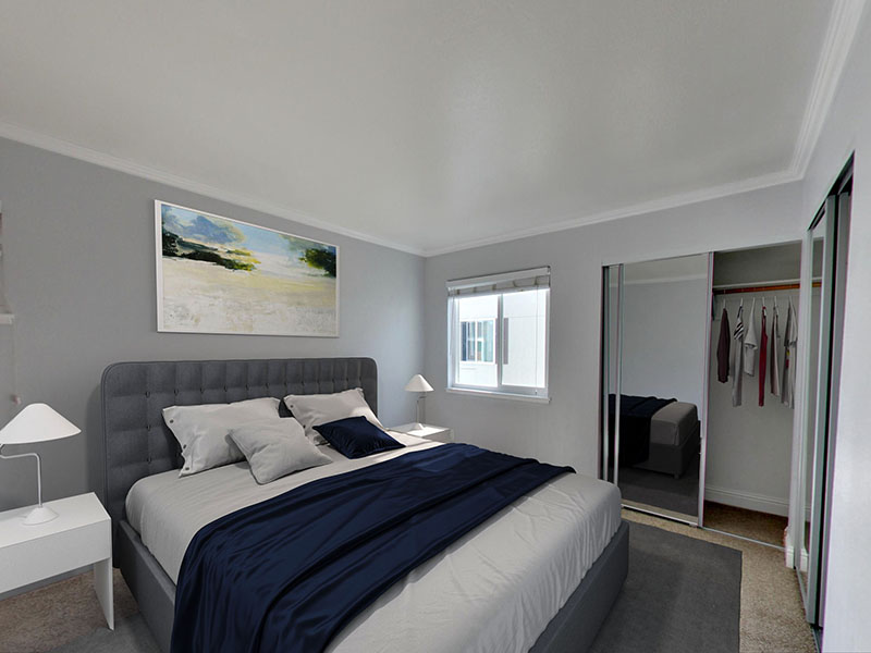 Bedroom | 3 Bedroom | Hampshire Apartments in Redwood City, CA