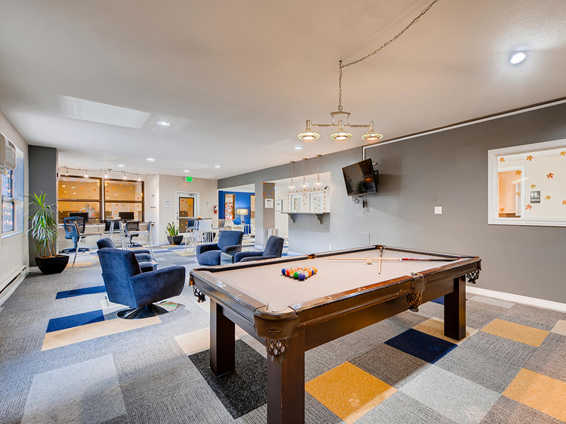 Pool Table | The Atrii Apartments in Denver, CO
