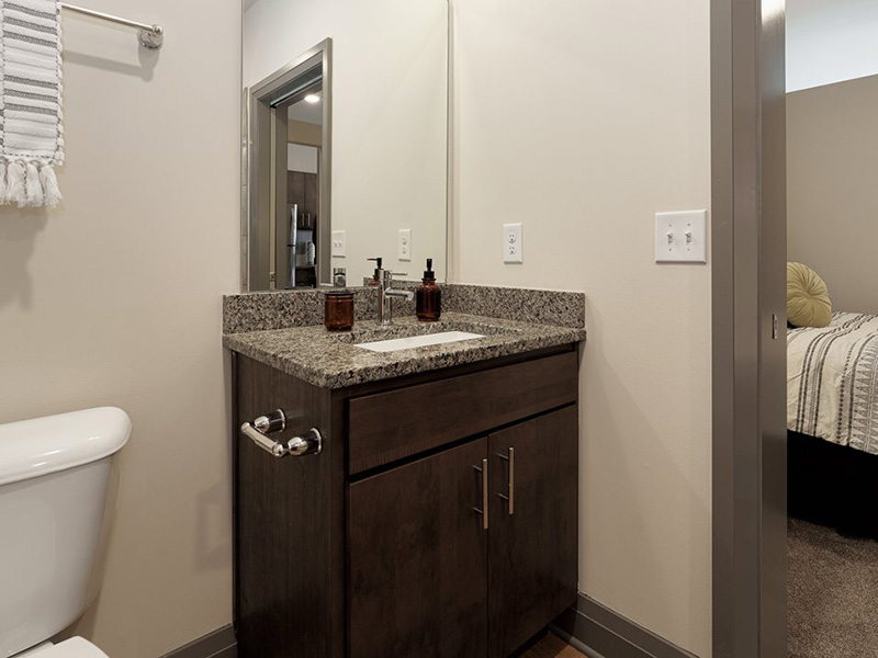 Bathroom Vanity | 303 Front Street Apartments in Columbus, OH