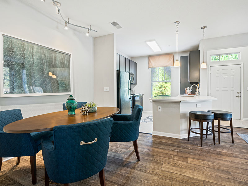 Dining Room & Kitchen | Millennium Apartments