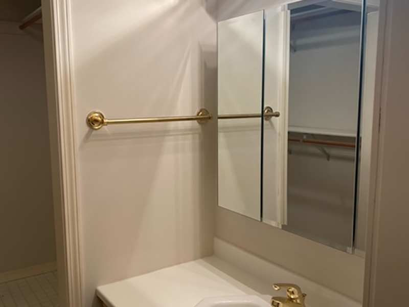 Bathroom Vanity | Mountainwood Estates Apartments in Missoula, MT