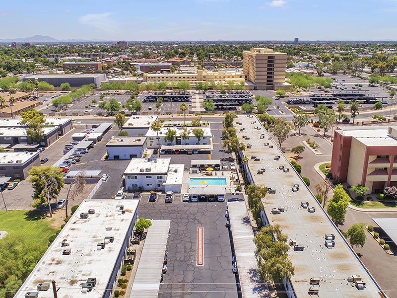 Aerial View | 454 West Brown Apartments
