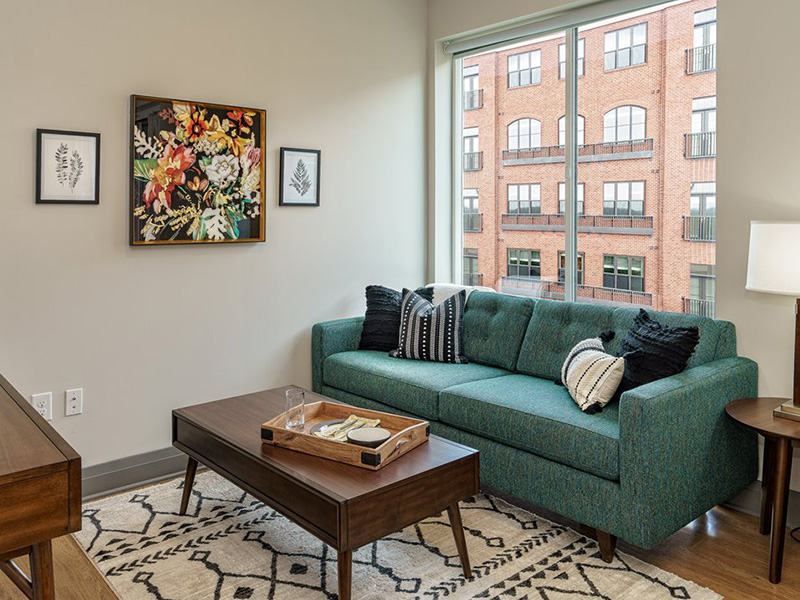 Furnished Living Room | 303 Front Street Apartments in Columbus, OH
