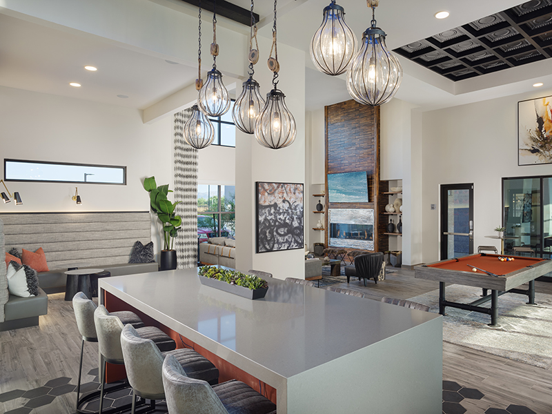 Clubhouse Seating | Grayson Place Apartments in Goodyear, AZ