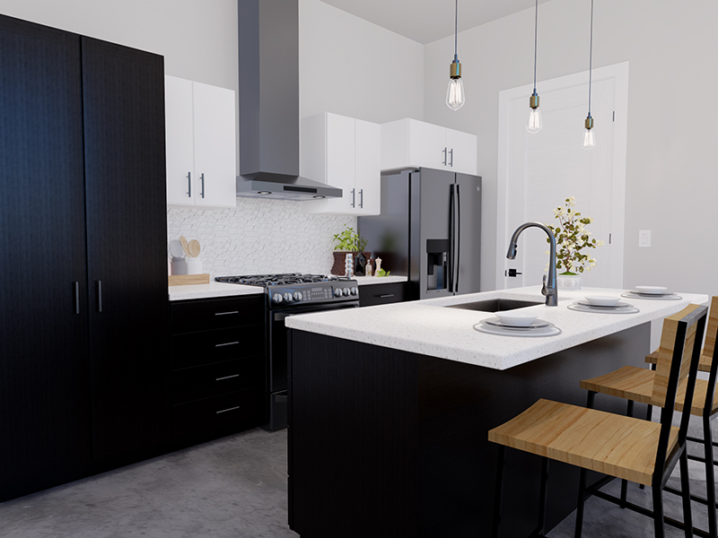 Kitchen | Unit 100 | The Charli