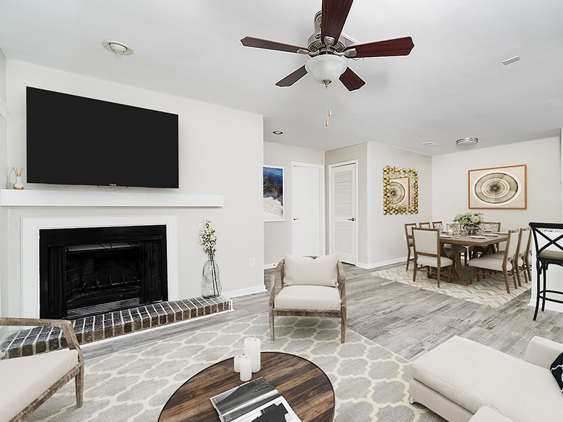 Furnished Front Room | Orchard Park Apartments in Greenville, SC