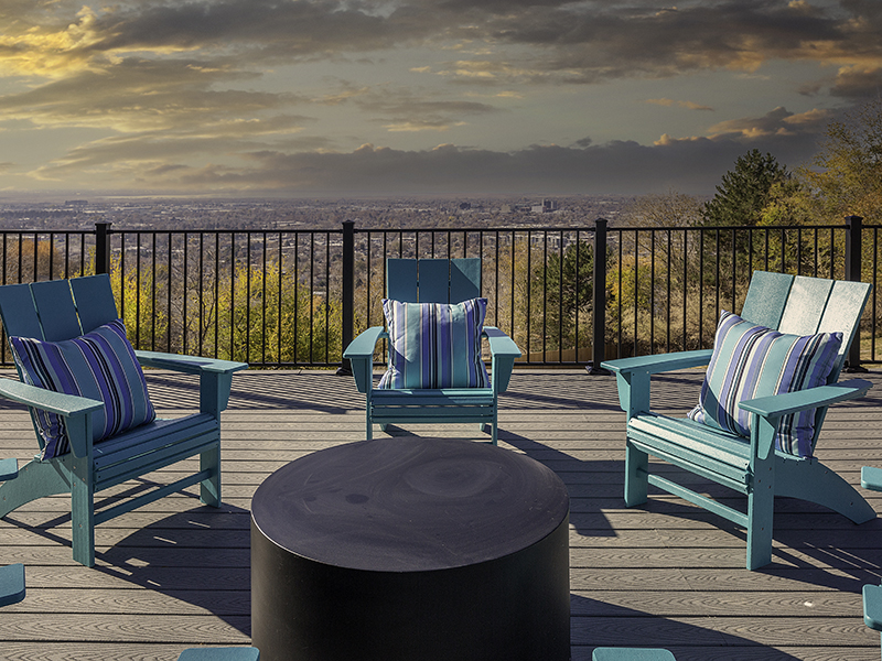 Patio | Lookout Pointe Apartments in Provo, UT