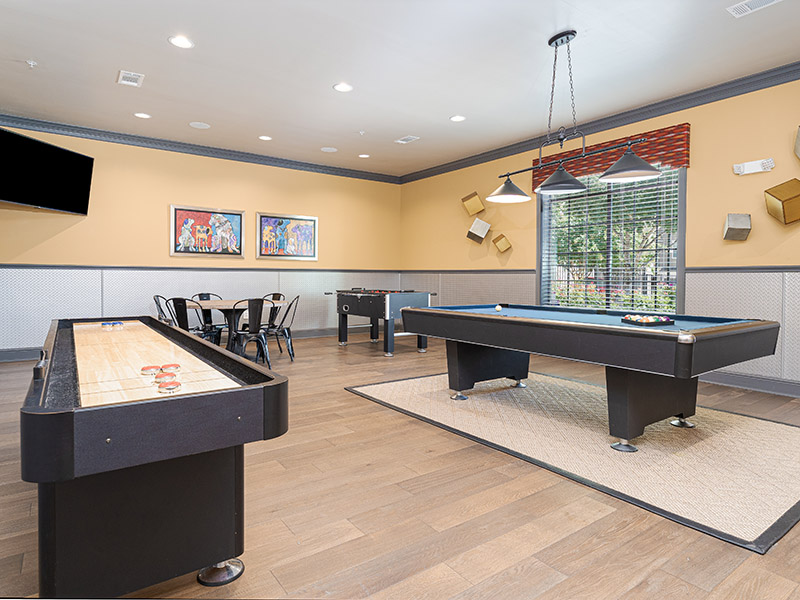 Game Room | Cascadia Apartments in San Antonio, TX