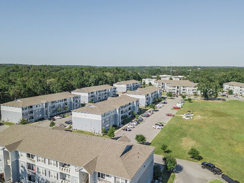 Aerial View | Woodside Apartments in Mobile, AL
