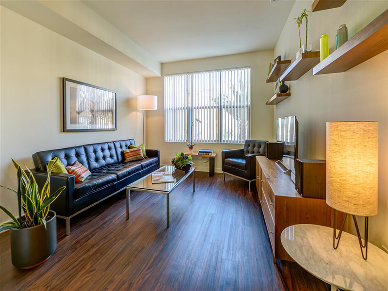 Living Room | Monterey Station Apartments in Pomona, CA
