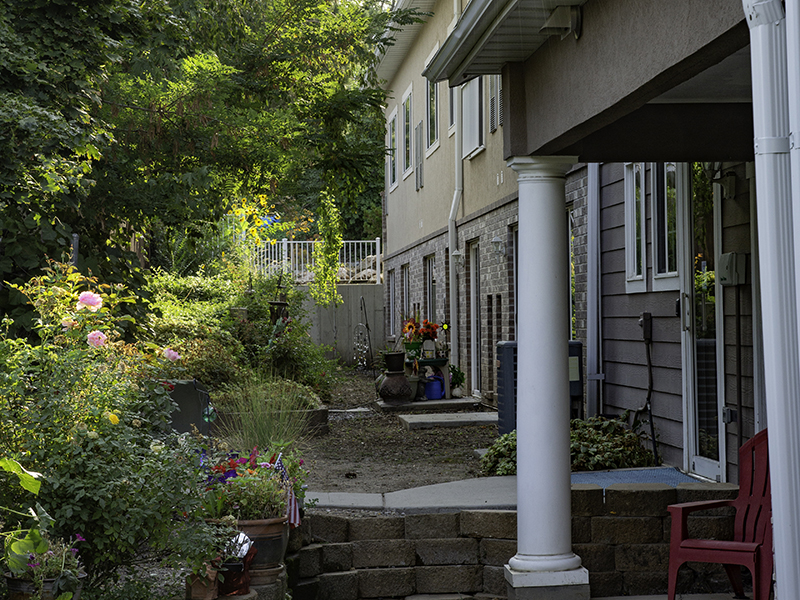 Garden Area | Riley Court Senior Apartments in Bountiful, UT