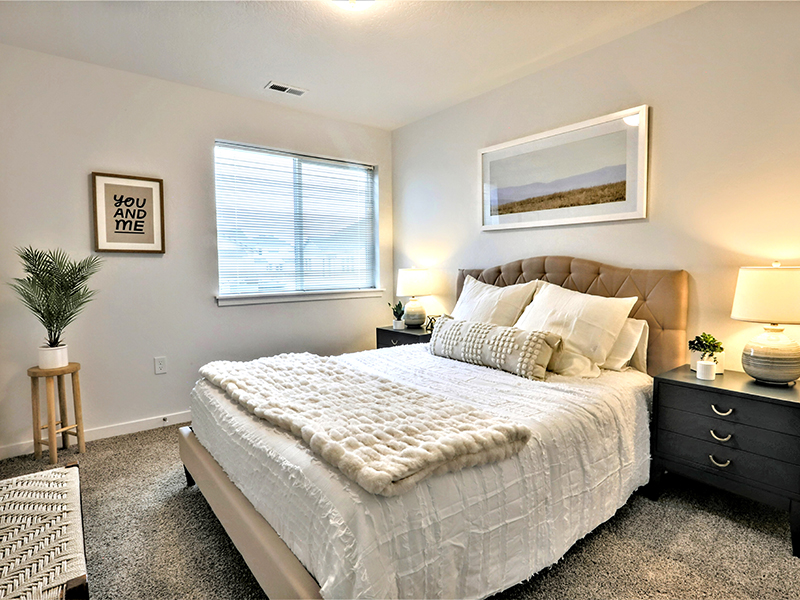 Bedroom | Amazon Falls Townhomes in Eagle, ID