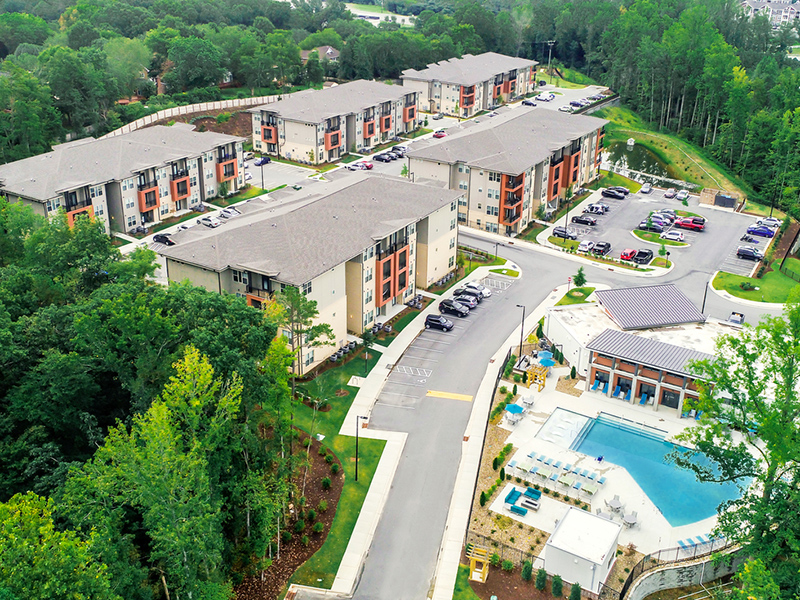 Property Aerial View | Willows at the University Apartments in Charlotte, NC