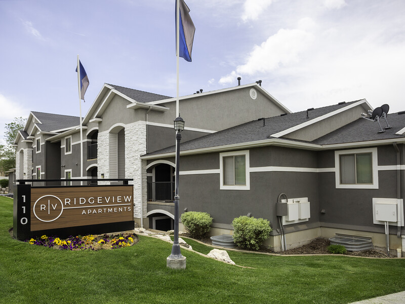 Monument Sign | Ridgeview Apartments in Salt Lake City, UT