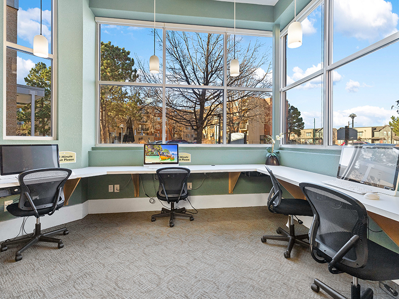 Business Center | Avantus Apartments in Denver, CO