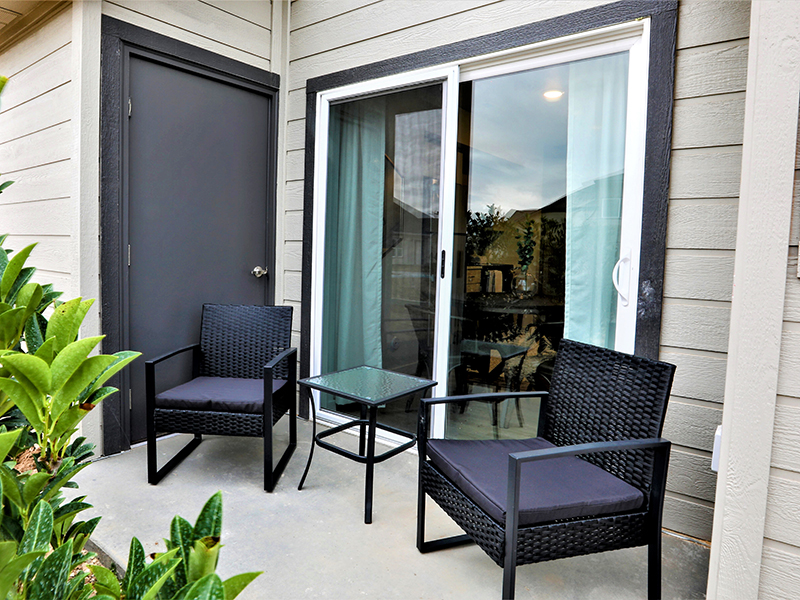 Patio | Amazon Falls Townhomes in Eagle, ID