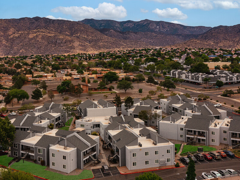 Aerial View | Villa Serena Apartments in Albuquerque, NM