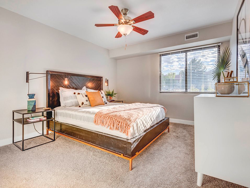 Bedroom | Santa Fe at Cottonwood Apartments in Cottonwood Heights, UT