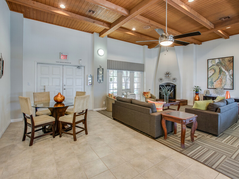 Clubhouse Lobby | Village of Santo Domingo Apartments in Las Vegas, NV