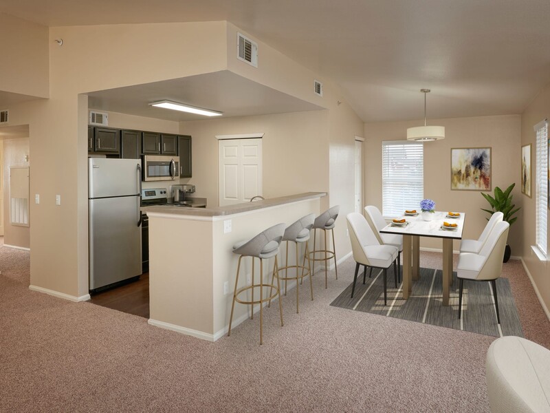 Kitchen and Dining Room | Westridge Apartments