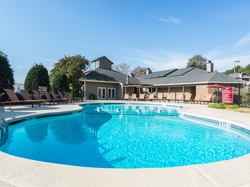 Shimmering Pool | Orchard Park Apartments in Greenville, SC