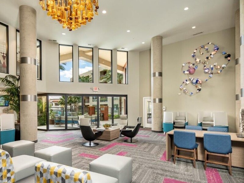 Clubhouse Lobby | The Hadley North Scottsdale Apartments in Scottsdale, AZ