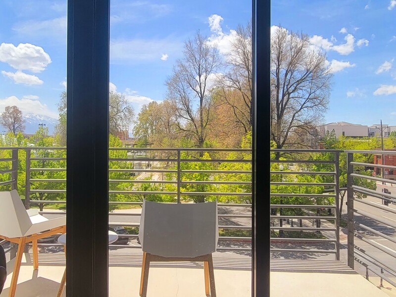 Balcony | theOlive Apartments in Salt Lake City, UT