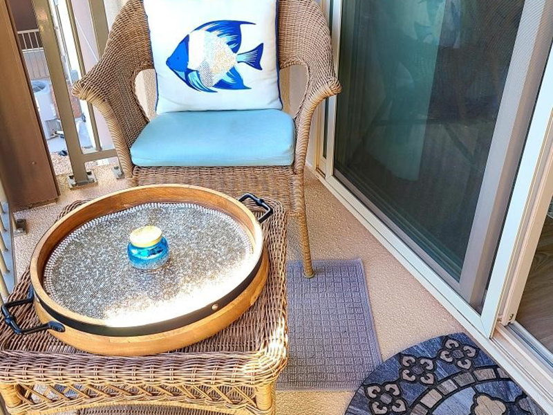 Balcony | Sky at Brio Senior Apartments in Washington, UT