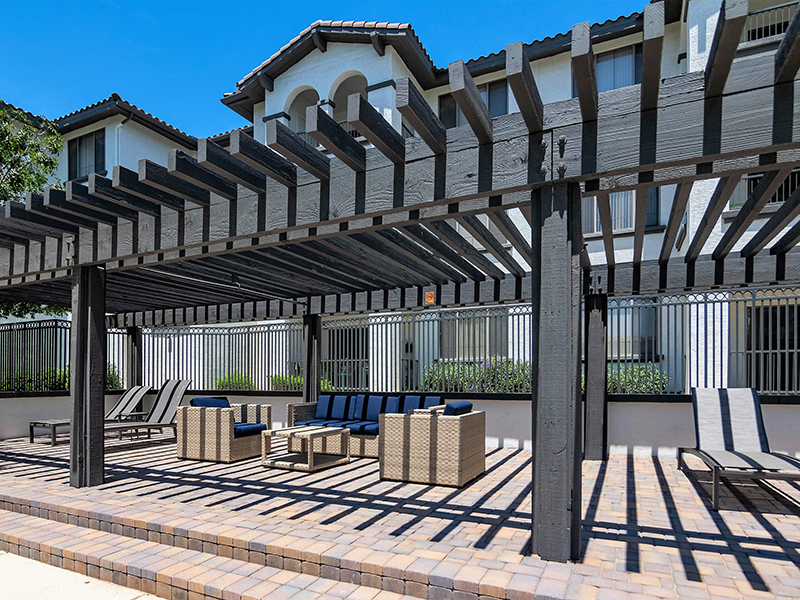 Gazebo Seating | Serafina Apartments
