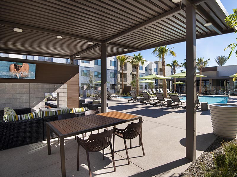 Pool Side Lounge | Parc at South Mountain