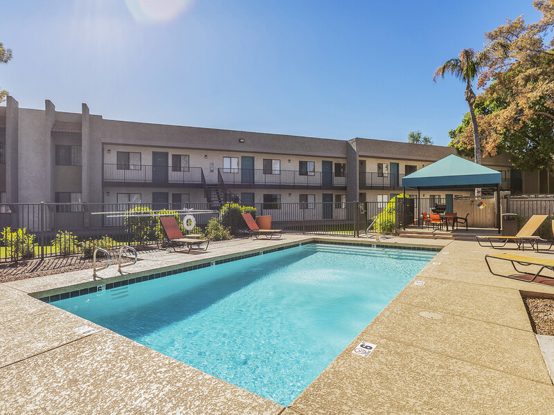 Shimmering Pool | Omnia on 8th Apartments in Tempe, AZ