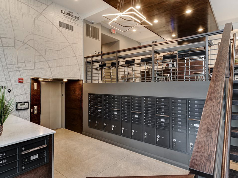 Mailboxes | 303 Front Street Apartments in Columbus, OH