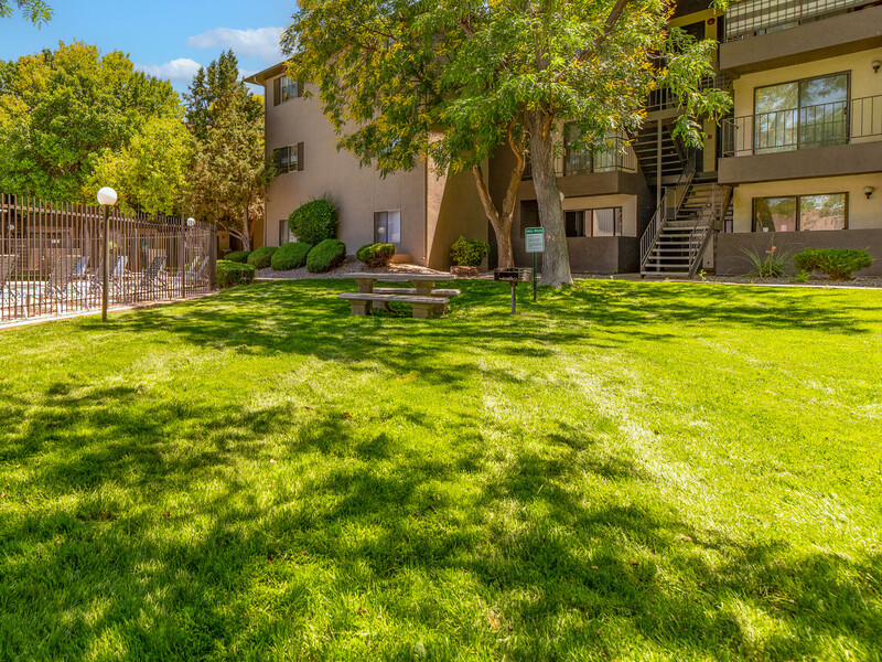 Apartment Exterior | Candlelight Square Apartments in Albuquerque, NM