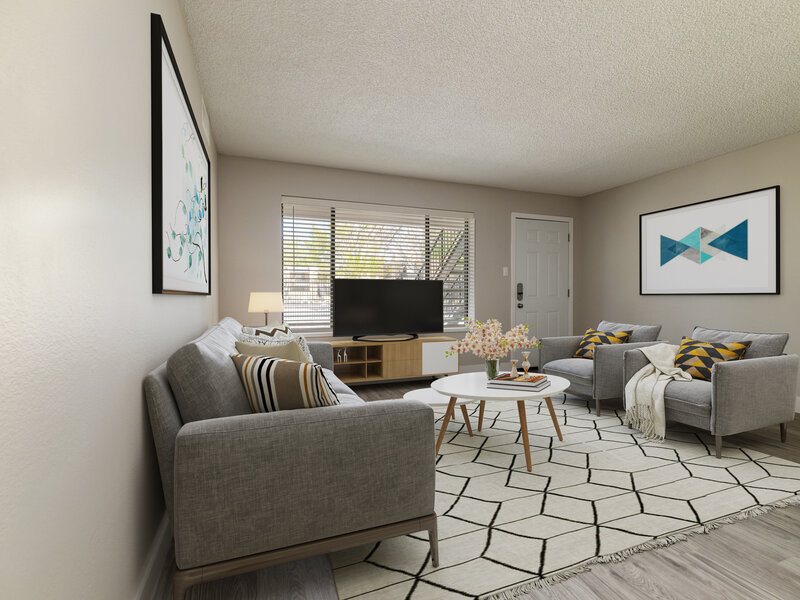 Front Room - Furnished | Villas Del Sol II Apartments in Albuquerque, NM