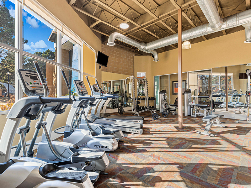 Gym | Avantus Apartments in Denver, CO