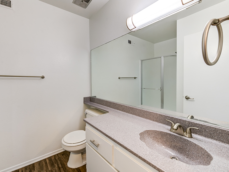 Bathroom | Portola Redlands Apartments in Redlands, CA